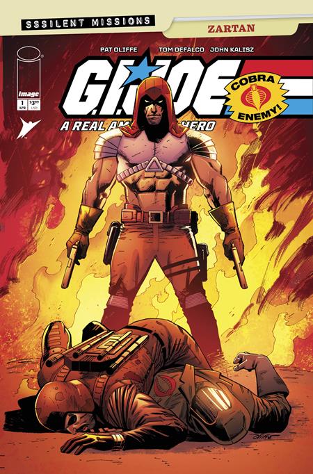 GI JOE A REAL AMERICAN HERO SSSILENT MISSIONS ZARTAN #1 (ONE SHOT) CVR A PAT OLLIFFE ISBN: 70985304628800111 - FOC DATE: 3/22/26 - Release Date: 4/15/26