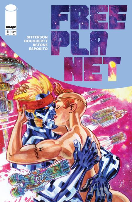 FREE PLANET #11 CVR A JED DOUGHERTY ISBN: 70985304314001111 - FOC DATE: 3/15/26 - Release Date: 4/8/26