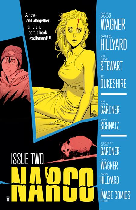 NARCO #2 (OF 5) CVR B DANIEL HILLYARD & DAVE STEWART HITCHCOCK HOMAGE VAR ISBN: 70985304585400221 - FOC DATE: 3/23/26 - Release Date: 4/15/26