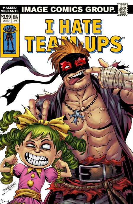 FINAL BOSS MASKED VIGILANTE (ONE SHOT) CVR H TYLER KIRKHAM I HATE FAIRYLAND TEAM UP VAR (MR) ISBN: 70985304622600181 - FOC DATE: 4/5/26 - Release Date: 4/29/26