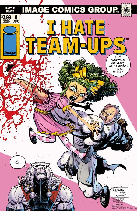INVINCIBLE UNIVERSE BATTLE BEAST #8 CVR G RYAN OTTLEY I HATE FAIRYLAND TEAM UP VAR ISBN: 70985304269300871 - FOC DATE: 3/22/26 - Release Date: 4/15/26