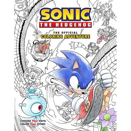 SONIC THE HEDGEHOG TP THE OFFICIAL COLORING ADVENTURE ISBN: 979888663815851499 - FOC DATE: 3/29/26 - Release Date: 4/29/26