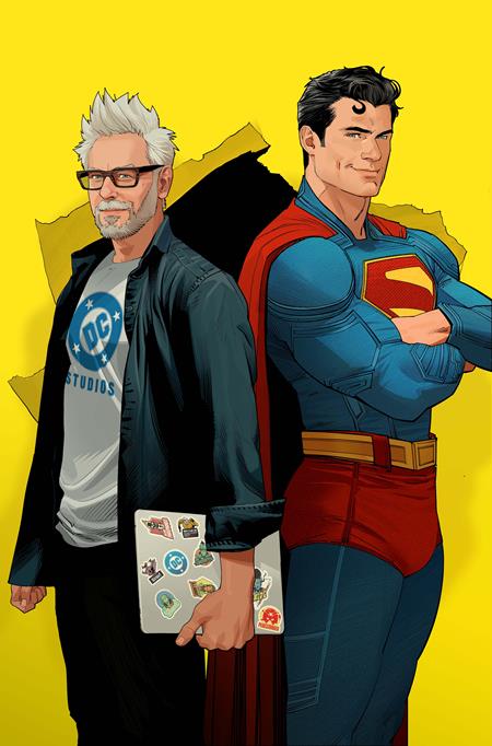 SUPERMAN UNLIMITED #1 CVR F DAN MORA JAMES GUNN CAMEO CARD STOCK VAR - Release Date: 5/21/2025