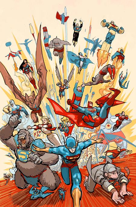 SUPERMAN #26 CVR E RILEY ROSSMO SUPERSMASH-UP CARD STOCK VAR - Release Date: 5/28/2025