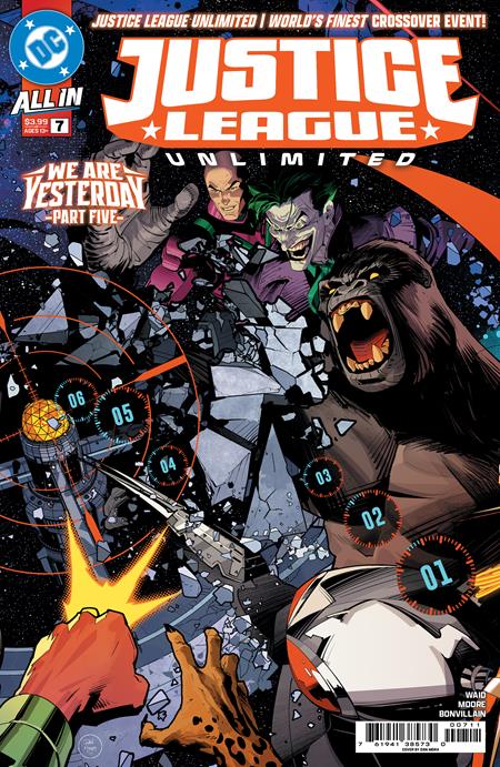 JUSTICE LEAGUE UNLIMITED #7 CVR A DAN MORA CONNECTING (WE ARE YESTERDAY) - Release Date: 5/28/2025