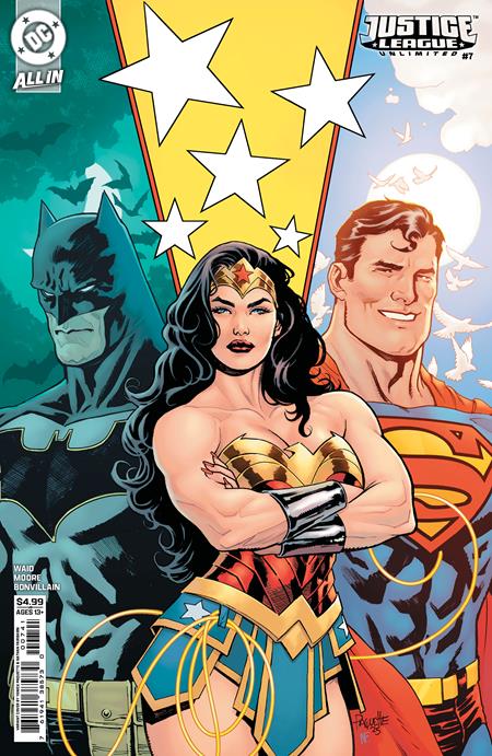 JUSTICE LEAGUE UNLIMITED #7 CVR D YANICK PAQUETTE CARD STOCK VAR (WE ARE YESTERDAY) - Release Date: 5/28/2025