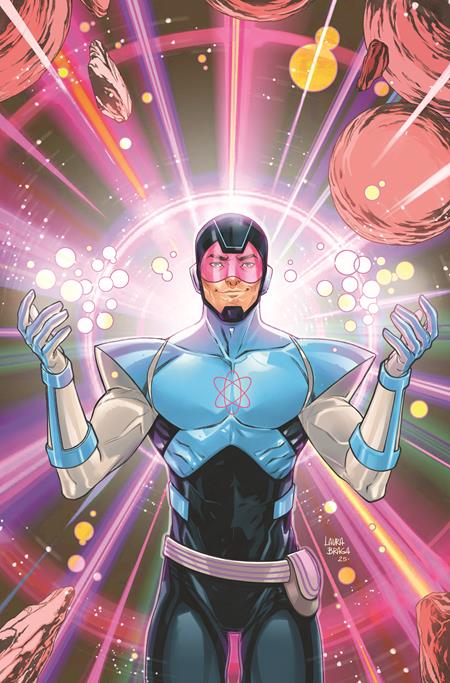 JUSTICE LEAGUE THE ATOM PROJECT #5 (OF 6) CVR B LAURA BRAGA CARD STOCK VAR - Release Date: 5/7/2025