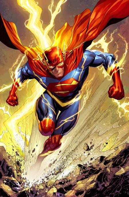 FLASH #21 CVR D TYLER KIRKHAM SUPERSMASH-UP CARD STOCK VAR - Release Date: 5/28/2025