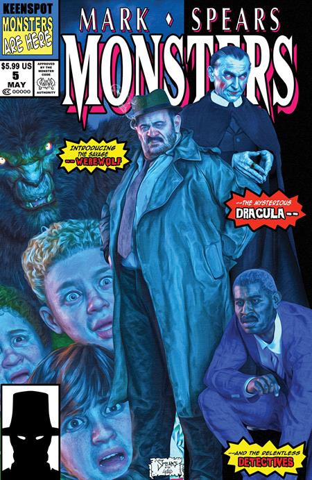 MARK SPEARS MONSTERS #5 CVR D MARK SPEARS BAGGED WITH TRADING CARD NEW MUTANTS #98 HOMAGE VAR - Release Date: 5/28/2025