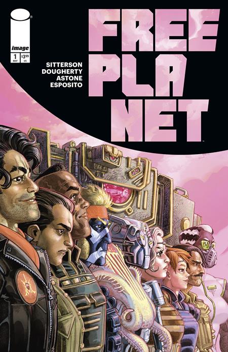FREE PLANET #1 CVR A JED DOUGHERTY - Release Date: 5/7/2025