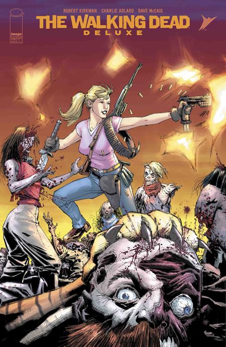 WALKING DEAD DELUXE #112 CVR C WHILCE PORTACIO & ALEX SINCLAIR CONNECTING VAR (MR) - Release Date: 5/7/2025