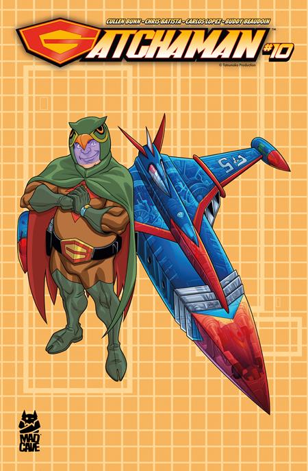 GATCHAMAN #10 CVR B CHRIS BATISTA BLUEPRINT RYU AND G-5 VAR - Release Date: 5/28/2025