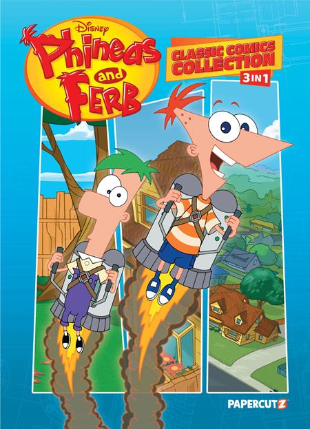 PHINEAS & FERB CLASSIC COMICS COLLECTION 3 IN 1 TP VOL 01 - Release Date: 5/14/25