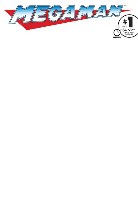 MEGA MAN TIMELINES #1 (ONE SHOT) CVR C BLANK SKETCH VAR - Release Date: 5/28/2025