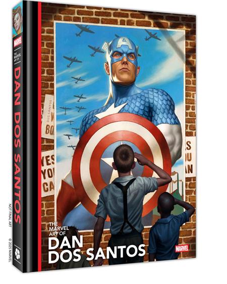 MARVEL ART OF DAN DOS SANTOS HC ISBN: 978195175752658000 - FOC DATE: 3/29/26 - Release Date: 6/10/26