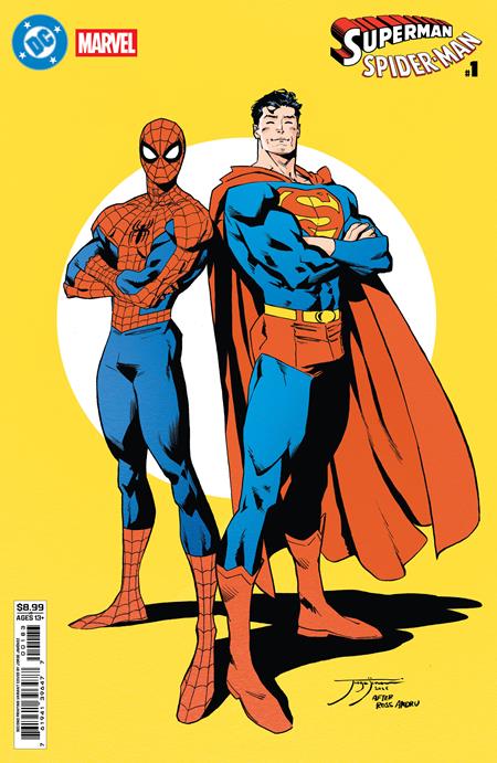 DC MARVEL SUPERMAN SPIDER-MAN #1 (ONE SHOT) Second Printing Cvr B Jorge Jimenez Card Stock Var ISBN: 76194139647700183 - FOC DATE: 5/3/26 - Release Date: 5/27/26