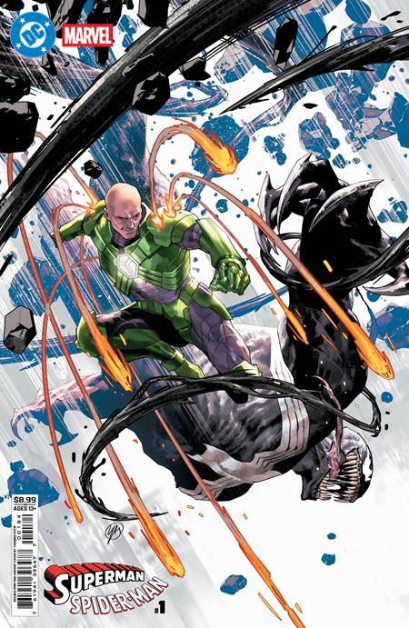 DC MARVEL SUPERMAN SPIDER-MAN #1 (ONE SHOT) Second Printing Cvr C Yasmine Putri Card Stock Var ISBN: 76194139647700184 - FOC DATE: 5/3/26 - Release Date: 5/27/26