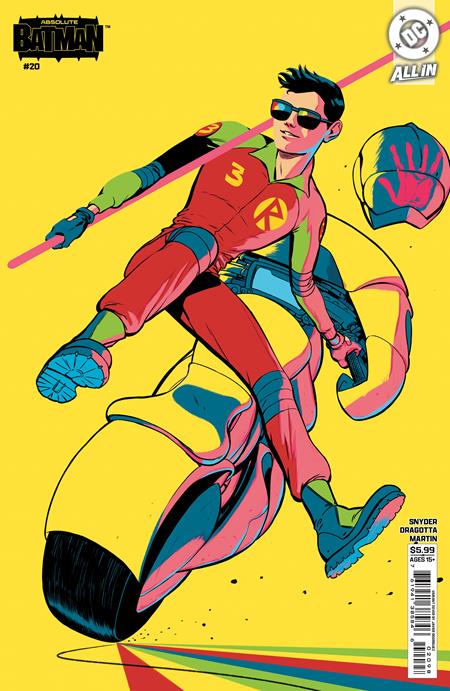 ABSOLUTE BATMAN #20 CVR G JAVIER RODRIGUEZ ROBINS TIM DRAKE CARD STOCK VAR ISBN: 76194138584602098 - FOC DATE: 4/19/26 - Release Date: 5/13/26