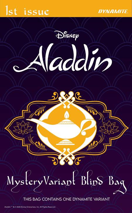 ALADDIN #1 CVR F PREMIUM MYSTERY BLIND BAG VAR ISBN: 72513036400501061 - FOC DATE: 5/31/26 - Release Date: 6/24/26
