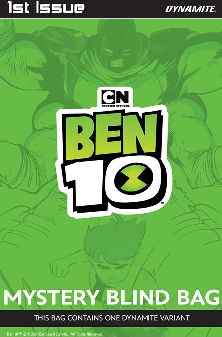 BEN 10 #1 CVR G MYSTERY BLIND BAG VARIANT VAR ISBN: 72513036343501071 - FOC DATE: 4/12/26 - Release Date: 5/6/26