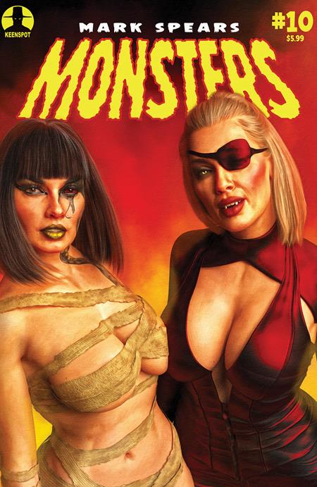 MARK SPEARS MONSTERS #10 CVR D MARK SPEARS BLOOD & BEAUTY VAR ISBN: 60283502333101041 - FOC DATE: 4/12/26 - Release Date: 5/27/26