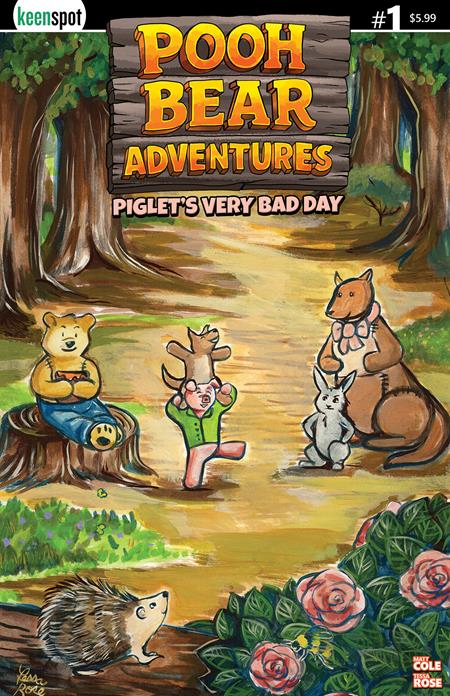 POOH BEAR ADVENTURES PIGLETS VERY BAD DAY #1 (ONE SHOT) CVR A TESSA ROSE ISBN: 60283502335500111 - FOC DATE: 4/5/26 - Release Date: 5/20/26