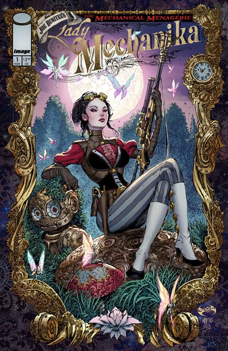 LADY MECHANIKA THE MECHANICAL MENAGERIE #1 (OF 4) CVR B JOE BENITEZ & MARTIN MONTIEL VAR ISBN: 70985304677600121 - FOC DATE: 4/12/26 - Release Date: 5/6/26