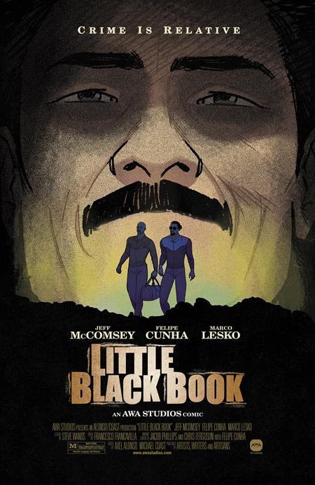 LITTLE BLACK BOOK #4 (OF 4) CVR C CHRIS FERGUSON & FELIPE CUNHA MOVIE POSTER HOMAGE VAR (MR) - Release Date: 6/12/24