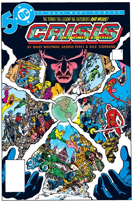 CRISIS ON INFINITE EARTHS #3 (OF 12) FACSIMILE EDITION CVR A GEORGE PEREZ - Release Date: 6/18/24