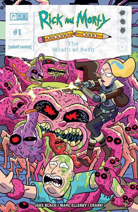1:10 RICK AND MORTY FINALS WEEK THE WRATH OF BETH #1 CVR C 1:10 MARC ELLERBY INTERCONNECTING CVR VAR - Release Date: 6/18/24