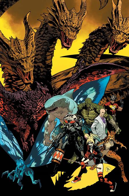 JUSTICE LEAGUE VS GODZILLA VS KONG 2 #1 (OF 7) CVR B DAN MORA CARD STOCK VAR - Release Date: 6/4/25