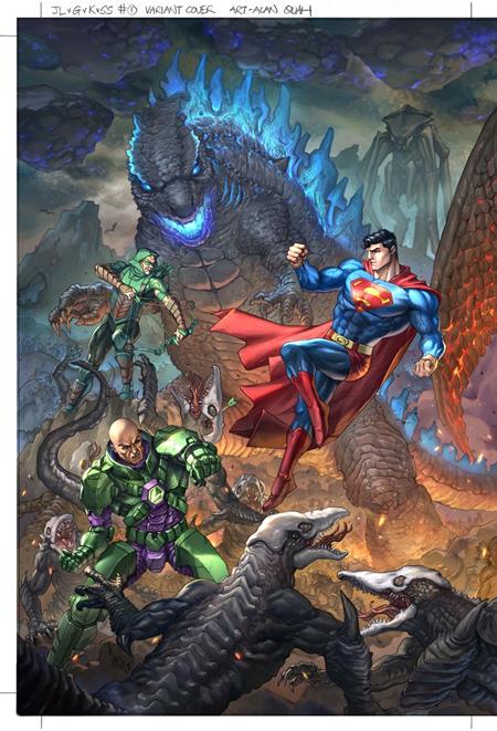 JUSTICE LEAGUE VS GODZILLA VS KONG 2 #1 (OF 7) CVR C ALAN QUAH CARD STOCK VAR - Release Date: 6/4/25