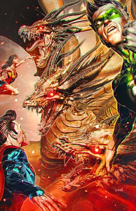 JUSTICE LEAGUE VS GODZILLA VS KONG 2 #1 (OF 7) CVR E JOHN GIANG FOIL VAR - Release Date: 6/4/25