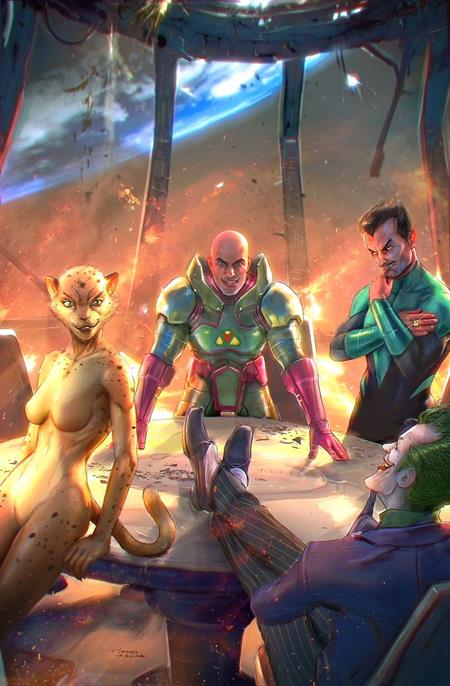 JUSTICE LEAGUE UNLIMITED #8 CVR C TIAGO DA SILVA CARD STOCK VAR (WE ARE YESTERDAY) - Release Date: 6/25/25