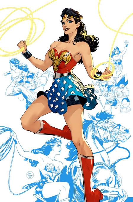 NEW HISTORY OF THE DC UNIVERSE #1 (OF 4) CVR B DAN MORA CARD STOCK VAR - Release Date: 6/25/25