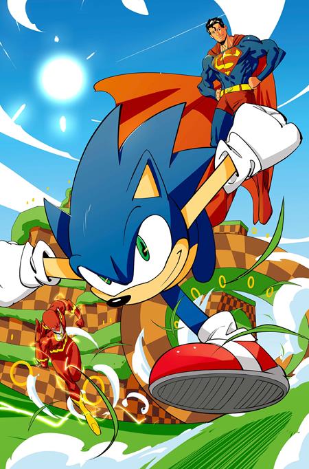 DC X SONIC THE HEDGEHOG #4 (OF 5) CVR B DANIELE DI NICUOLO CARD STOCK VAR - Release Date: 6/18/25