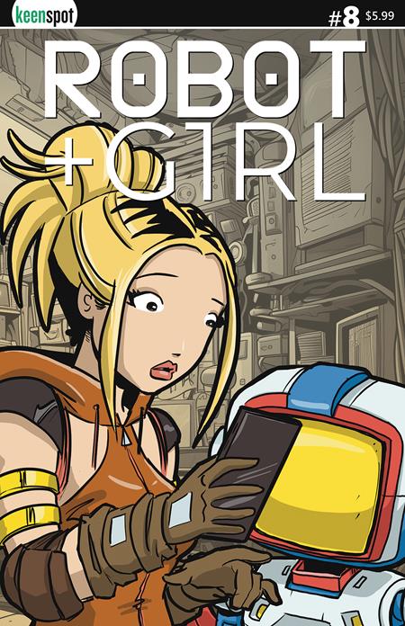 ROBOT + GIRL #8 CVR B MIKE WHITE VAR - Release Date: 6/18/25
