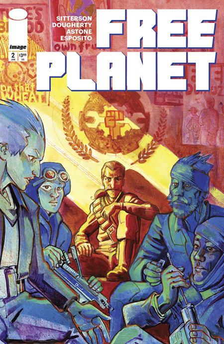 FREE PLANET #2 CVR B JED DOUGHERTY VAR - Release Date: 6/11/25
