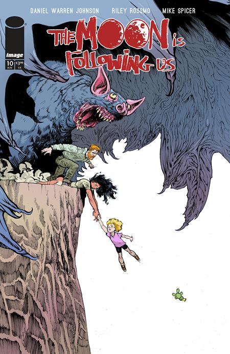 THE MOON IS FOLLOWING US #10 (OF 10) CVR B DANIEL WARREN JOHNSON & RILEY ROSSMO VAR - Release Date: 6/4/25