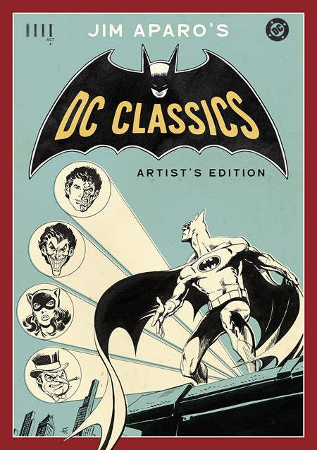 JIM APAROS DC CLASSICS ARTISTS EDITION HC JIM APARO CVR - Release Date: 9/17/25