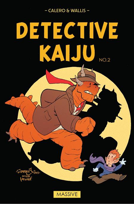 DETECTIVE KAIJU #2 (OF 4) CVR B JON SOMMARIVA TIN TIN HOMAGE VAR - Release Date: 6/25/25