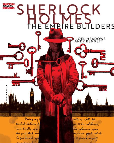 SHERLOCK HOLMES AND THE EMPIRE BUILDERS TP VOL 01 THE GENE GENIE MARK CHIARELLO - Release Date: 7/2/25