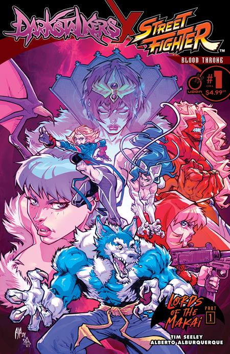 DARKSTALKERS X STREET FIGHTER BLOOD THRONE #1 (ONE SHOT) CVR A ALBERTO ALBURQUERQUE - Release Date: 6/11/2025