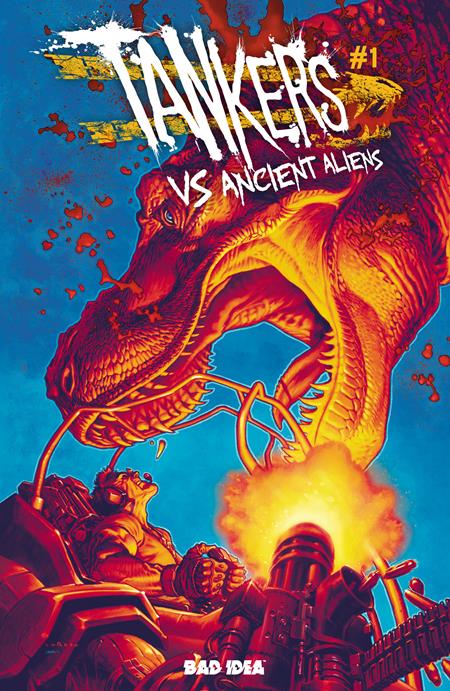 TANKERS VS ANCIENT ALIENS #1 (OF 4) CVR B LEWIS LAROSA VAR ISBN: 85001727745801021 - FOC DATE: 5/10/26 - Release Date: 6/10/26