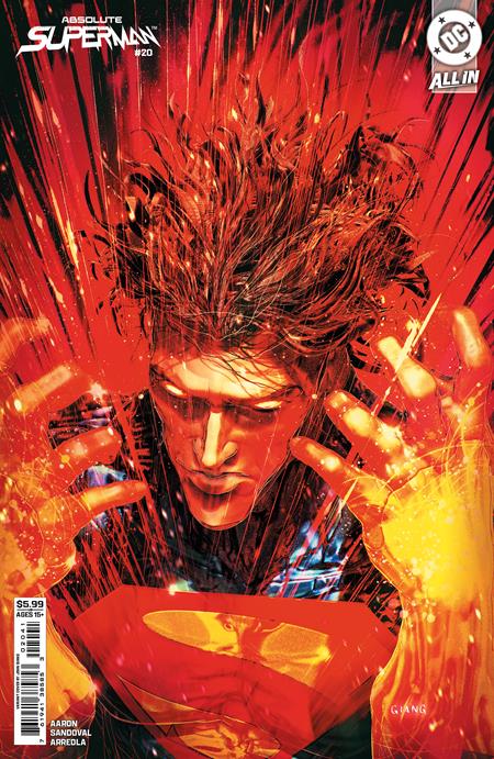 ABSOLUTE SUPERMAN #20 CVR D JOHN GIANG CARD STOCK VAR ISBN: 76194138585302041 - FOC DATE: 5/24/26 - Release Date: 6/17/26