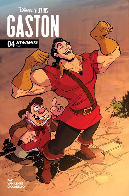 DISNEY VILLAINS GASTON #4 CVR D DAVID COUSENS VAR ISBN: 72513035801104041 - FOC DATE: 5/17/26 - Release Date: 6/10/26