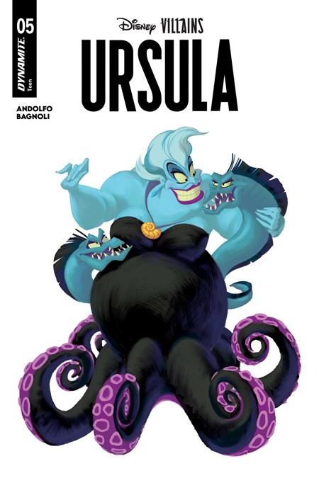 DISNEY VILLAINS URSULA #5 CVR D ANIMATION ART VAR ISBN: 72513036284105041 - FOC DATE: 6/7/26 - Release Date: 7/1/26