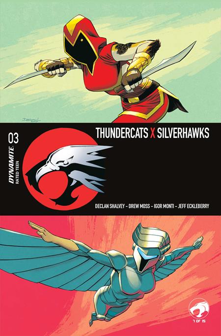 THUNDERCATS X SILVERHAWKS #3 CVR A DECLAN SHALVEY ISBN: 72513036404303011 - FOC DATE: 5/17/26 - Release Date: 6/10/26