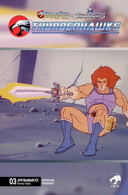 THUNDERCATS X SILVERHAWKS THUNDERHAWKS #3 CVR E ANIMATION ART VAR ISBN: 72513036405003051 - FOC DATE: 5/31/26 - Release Date: 6/24/26