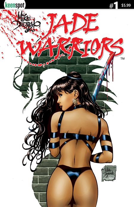 JADE WARRIORS #1 CVR A MIKE DEODATO BLOODY SWORD ISBN: 602835023362 00111 - FOC DATE: 5/3/26 - Release Date: 6/10/26